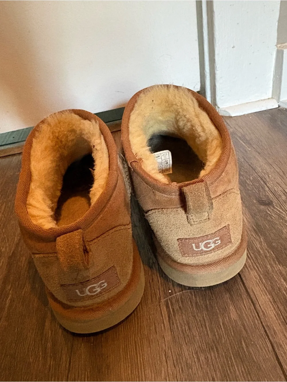 UGG Kids Chestnut Brown Cozy Slip-On Slippers